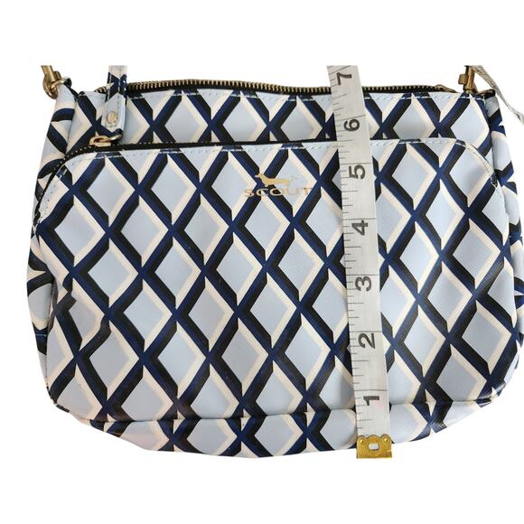 SCOUT Crossbody & Wallet Set of 3 Navy White Geometric Print - Picture 5 of 13